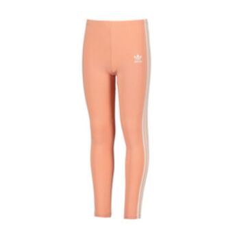 Adidas originals youth 3-stripes orange leggings