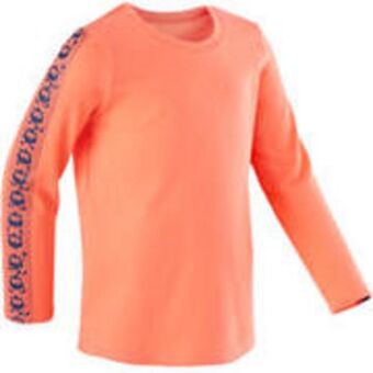 Decathlon Kids' baby gym long-sleeved t-shirt - orange offer