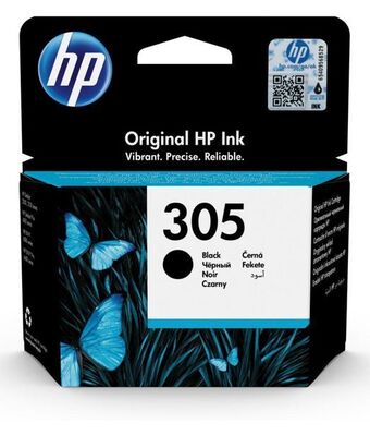 Hp 305 black original ink cartridge