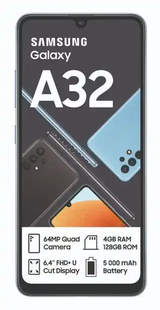 Samsung galaxy a32 - red core 500mb 50min - topup
