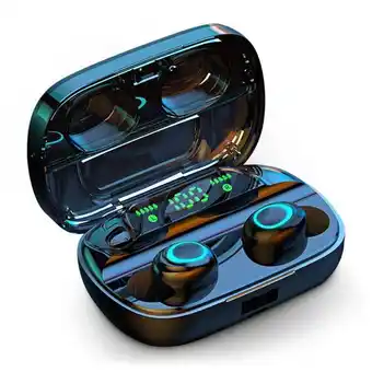 Mnm s11 tws touch wireless bt5.0 earphone binaural hifi 9d hd call 2200mah