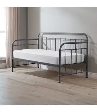 Eralena metal daybed - charcoal