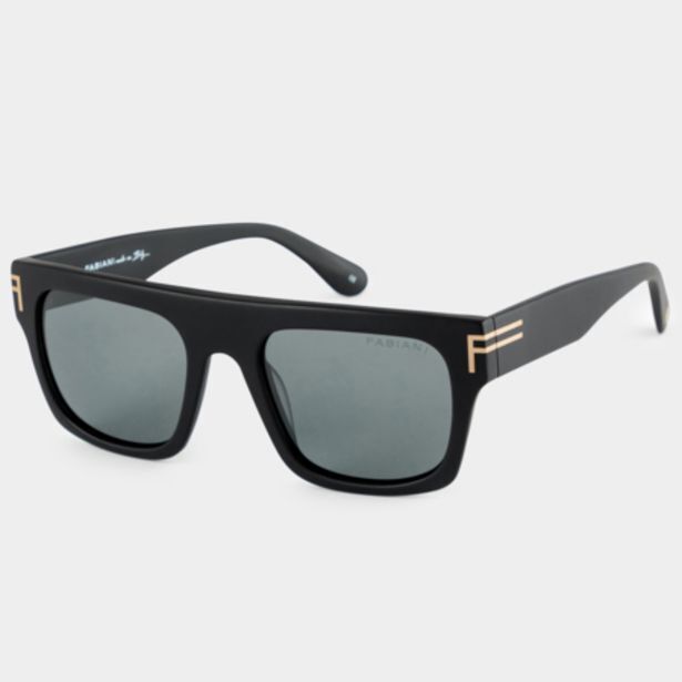 Flat top rectangle sunglasses offer at Fabiani