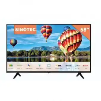 Sinotec tv 58" uhd smart android 58u20at