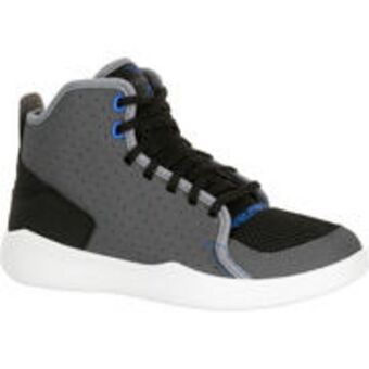 Shield 100 boys'/girls' basketball shoes for beginners - grey