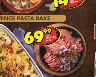 Minced beef