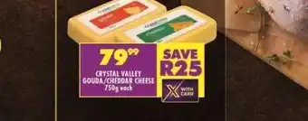 Shoprite Crystal valley cheddar cheese offer