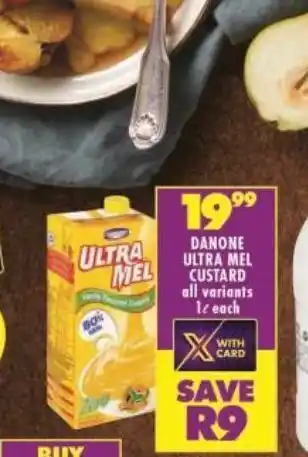 Shoprite Ultra mel custard offer