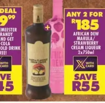 Shoprite African dew liqueur 2 offer