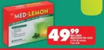 Shoprite Med Lemon Medication for Colds 8 per pack offer