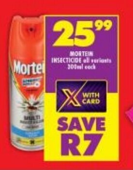 Shoprite Mortein Insecticide offer