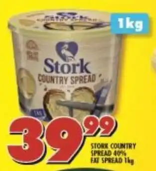 Shoprite Atork Country Spread 40% Fat Spread 1kg offer