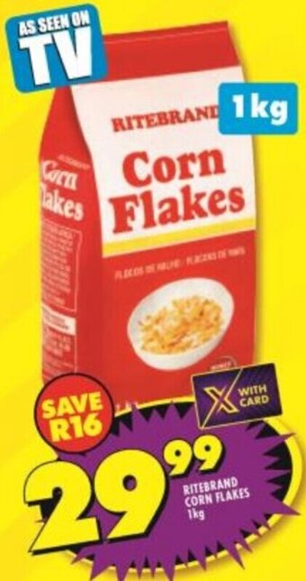 Shoprite Ritebrand Corn Flakes 1kg offer