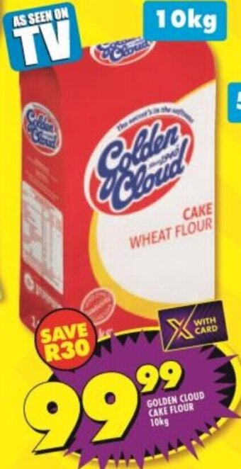 Shoprite Golden Cloud Cake Flour 10kg offer