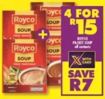 Shoprite Royco Packet Soap offer