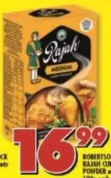 Shoprite Robertsons Rajam Curry Powder 100g offer