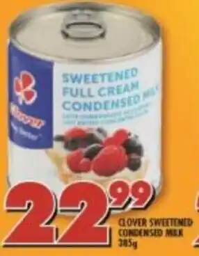 Shoprite Clover Sweetned Condensed Milk 385g offer