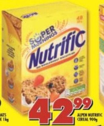 Shoprite Alpen Nutrific Cereal 900g offer