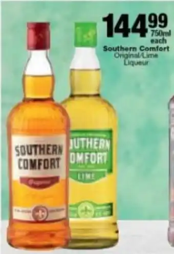 Checkers Liquor Shop Southern Comfort Original/Lime Liqueur 750 ml offer