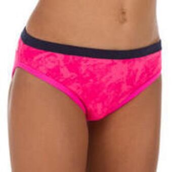 Jade girl's chlorine-resistant bikini bottoms, walo pink