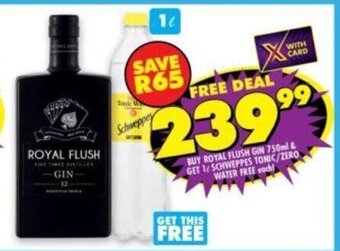 Shoprite Liquor Royal Flush Gin 750ml offer