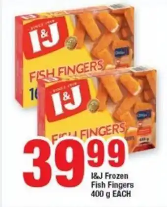 OK Foods I&J Frozen Fish Fingers 400g each offer