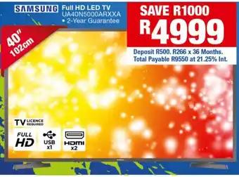 OK Furniture Samsung Full HD LED TV offer