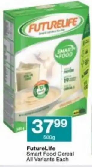 Checkers Hyper FutureLife Smart Food Cereal All Variants Each 500g offer