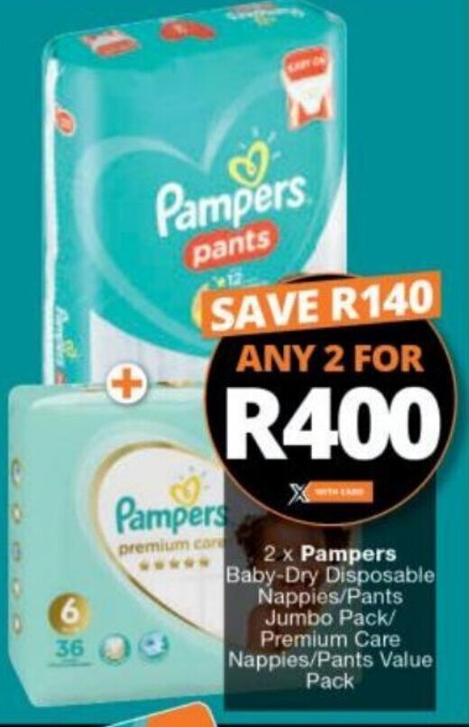 Pampers nappies price at best sale checkers hyper