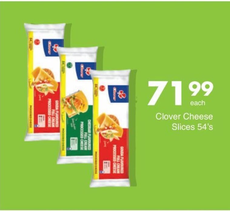 Clover Cheese Slices 54's offer at Save