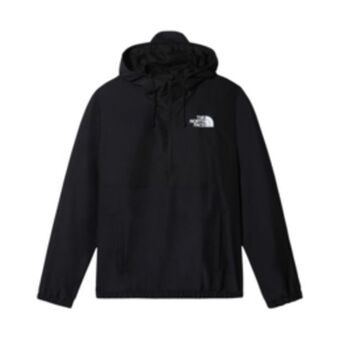 Men's the north face anorak black hoodie
