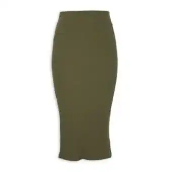 Green bodycon skirt