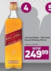 Johnnie Walker Red Label Scotch Whiskey-750ml