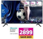 Game Hisense 32" HD TV 32A5200 offer