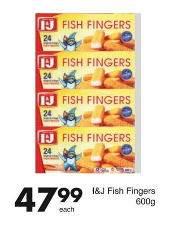 Save I&J Fish Fingers 600g offer
