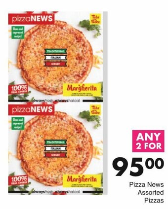 Save Pizza News Assorted Pizzas offer
