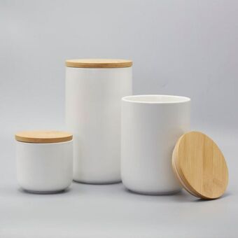 Whitehouse White porcelain storage canister offer
