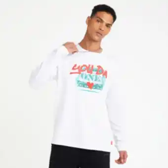 Sportscene Redbat men's #lovethehustle white t-shirt offer