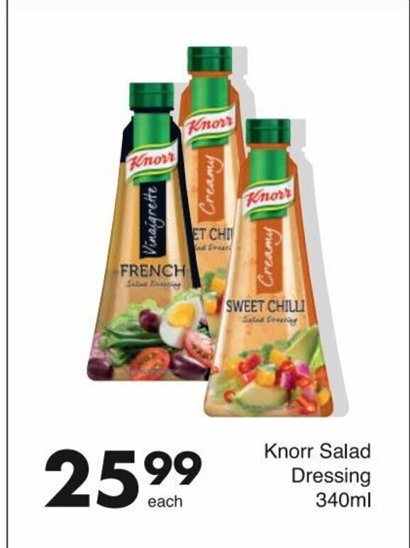 Knorr Salad Dressing 340 ml offer at Save