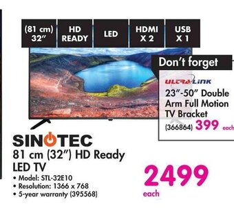 Makro Sinotec 81cm 32" HD Ready LED TV offer