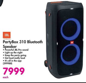 Makro JBL PartyBox 310 Bluetooth Speaker offer