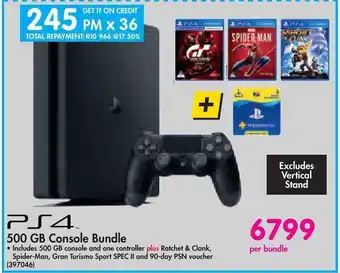 Makro PS4 GB Console Bundle offer