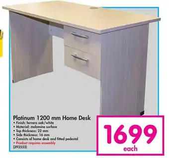 Makro Platinum 1200mm Home Desk offer