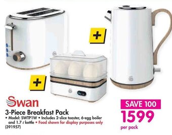 Makro Swan 3-Piece Breakfast Pack offer