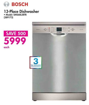 Makro BOSCH 13-Place Dishwasher offer