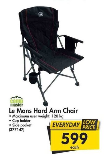 Makro Le Mans Hard Arm Chair 120kg offer