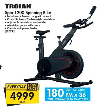 Makro Trojan Spin 1200 Spinning Bike offer