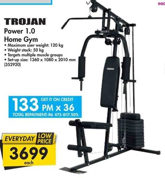 Makro Trojan Power 1.0 Home Gym 120kg offer