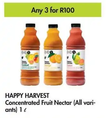 Happy Harvest Concentrated Fruit Nectar 1L
