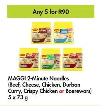 Makro Maggi 2-Minute Noodles 5x73g offer